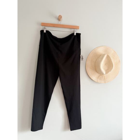 J.Crew Factory | NWT Maternity leggings in black | Sz L - Picture 2 of 7